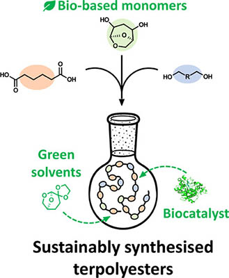 Sustainable Synthesis of Terpolyesters Based on a Levoglucosenone-Derived Cyclic Acetal Diol
