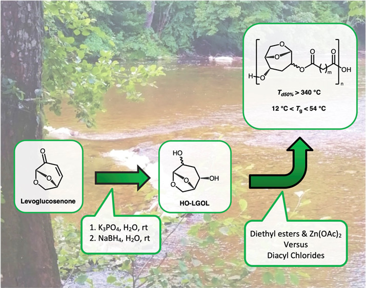 Sustainable One-Pot Synthesis and Polycondensation of a Levoglucosenone-Derived Cyclic Acetal Diol